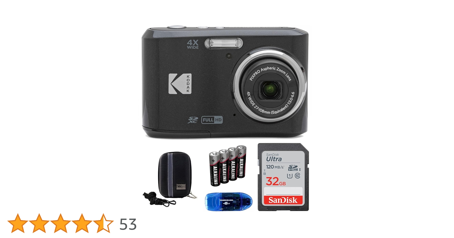 デジタルカメラ KODAK PIXPRO FZ45 充電器バッテリー　セット デジタルカメラ KODAK PIXPRO FZ45 充電器バッテリー セット